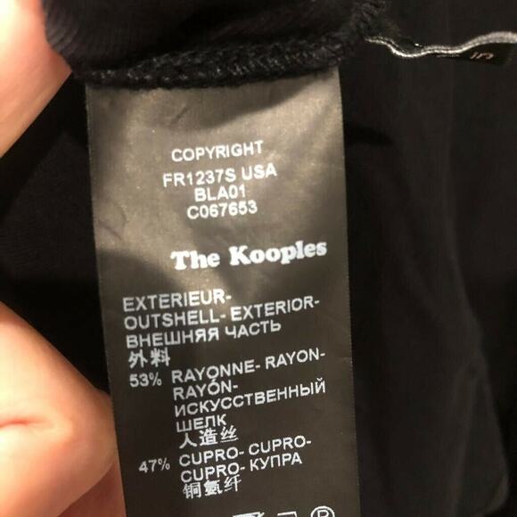 The Kooples Sport Zipper Mini Dress Tulip Skirt XS - Picture 6 of 10